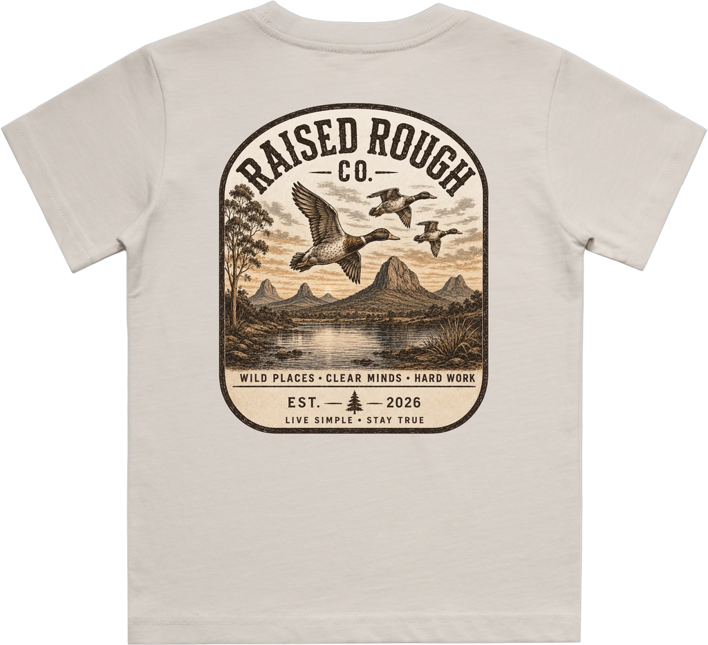 Kid's Raised Rough Co. Tee Bone/Duck