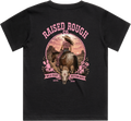Kid's Raised Rough Co. Tee Black/Cowgirl