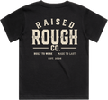 Youth Raised Rough Co. Tee Black/Cream