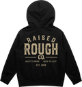 Youth Raised Rough Co. Relax Hood – Black/Sand