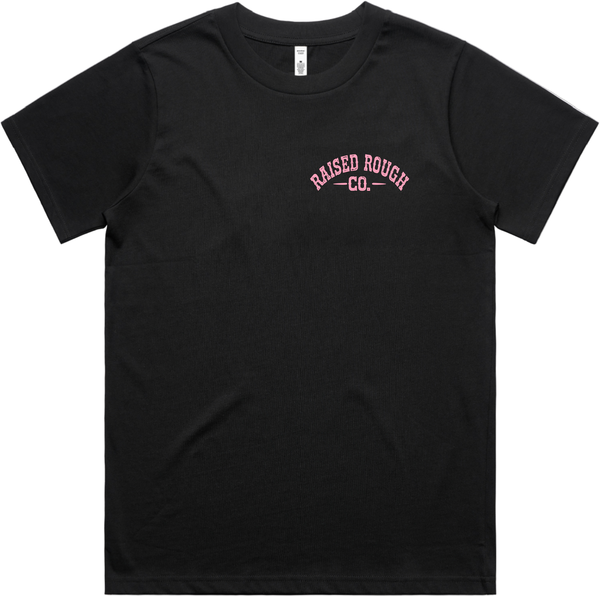 Women's Raised Rough Co. Tee - Black/Cowgirl