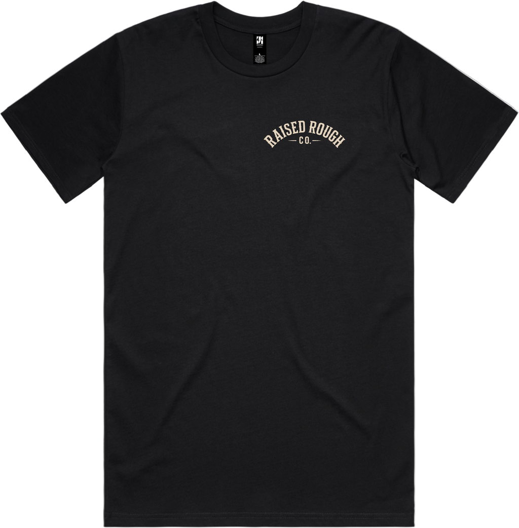 Men's Raised Rough Co. Classic Tee – Black/Duck